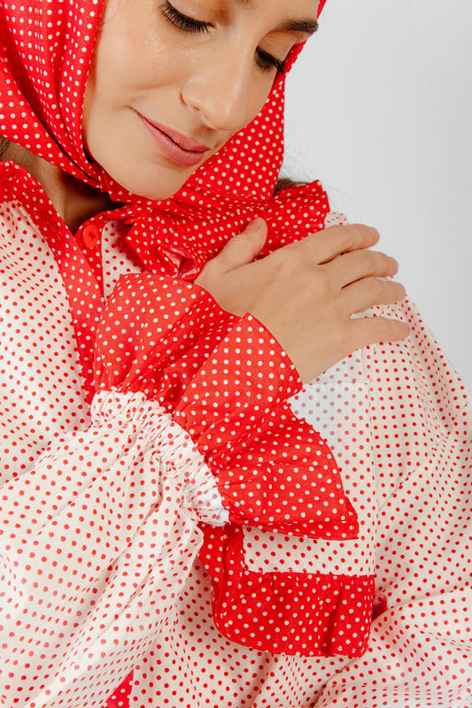 TRAJE "RETRO POLKA DOT"