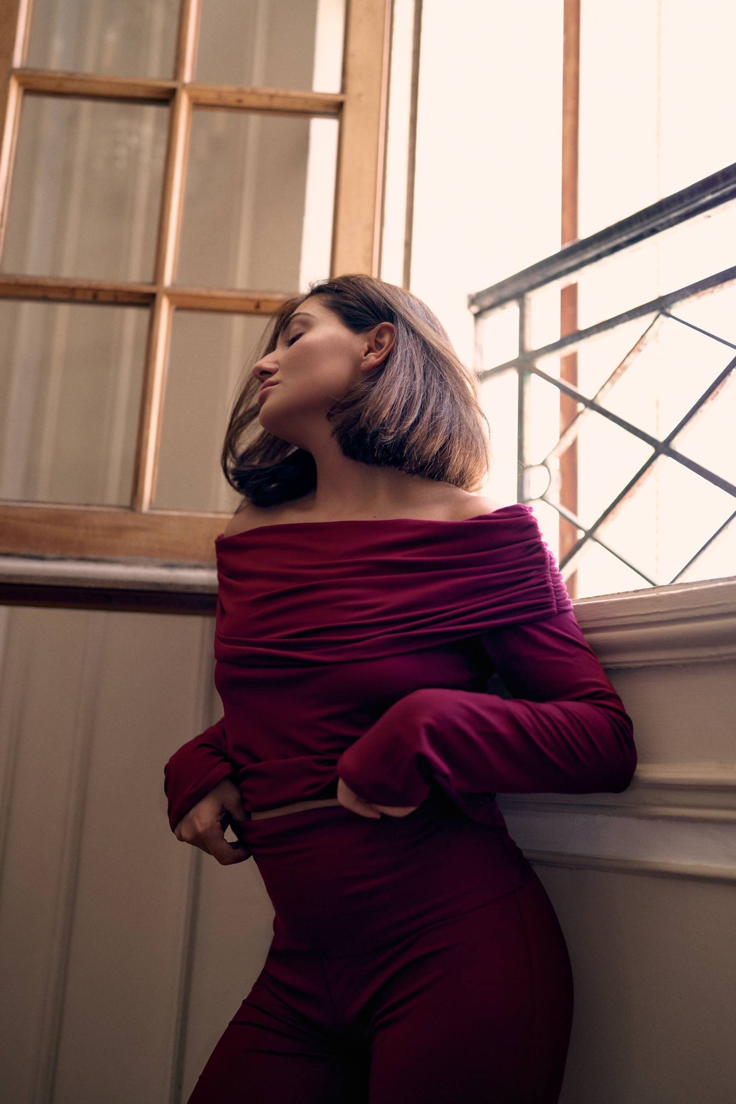 SET ”LA BRUJA” BURGUNDY