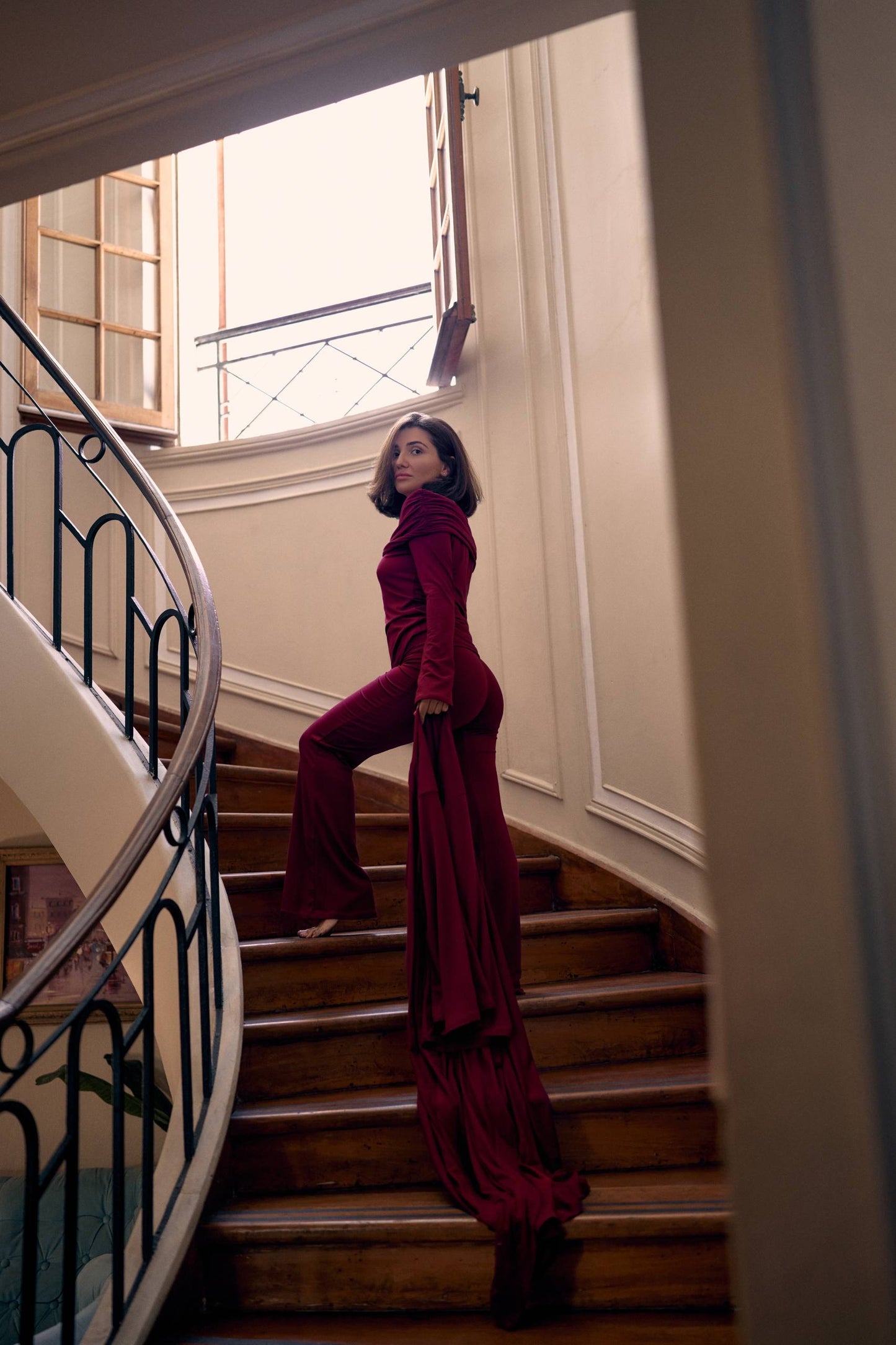 SET ”LA BRUJA” BURGUNDY