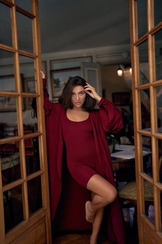 SET ”LA BRUJA” BURGUNDY